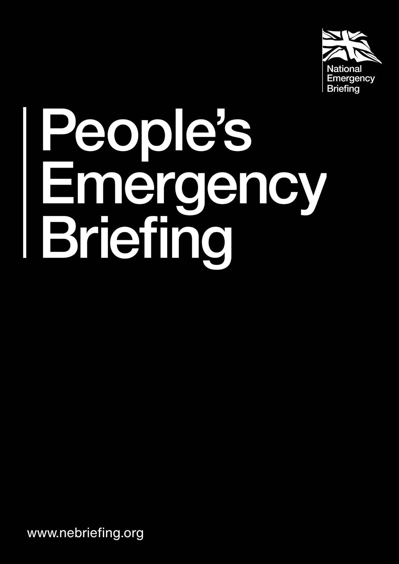 People's Emergency Briefing Backdrop