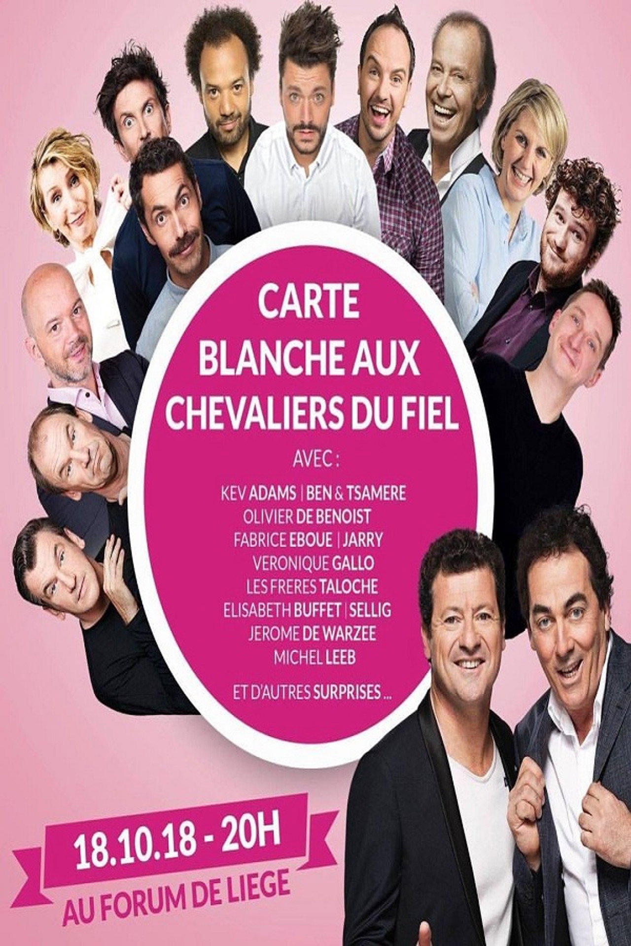 Festival International du Rire de Liège 2018 - Carte Blanche Aux Chevaliers Du Fiel filmaffisch