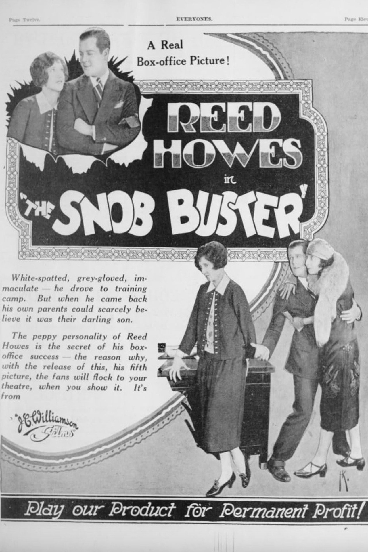 The Snob Buster Backdrop