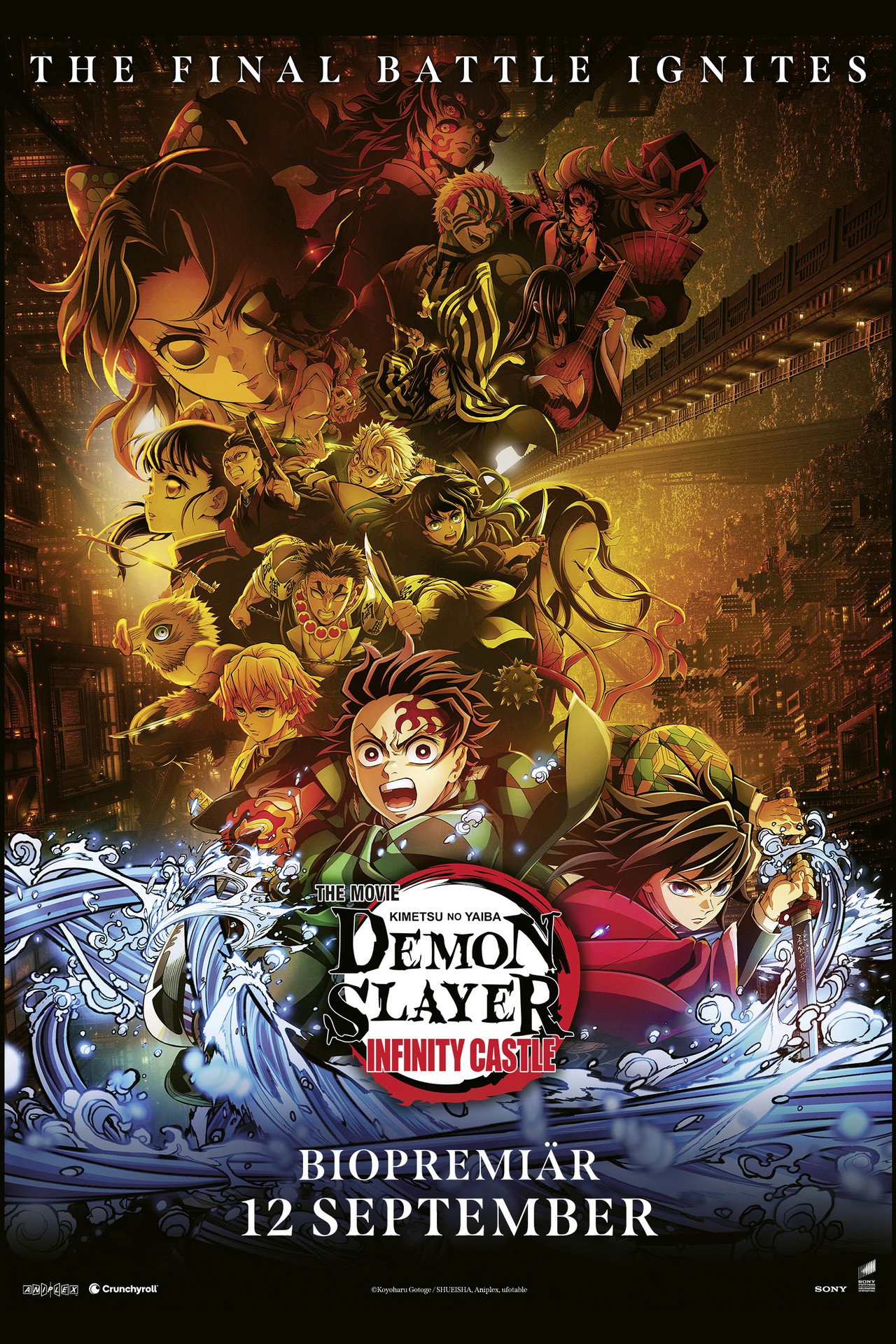 Demon Slayer: Kimetsu no Yaiba Infinity Castle filmaffisch