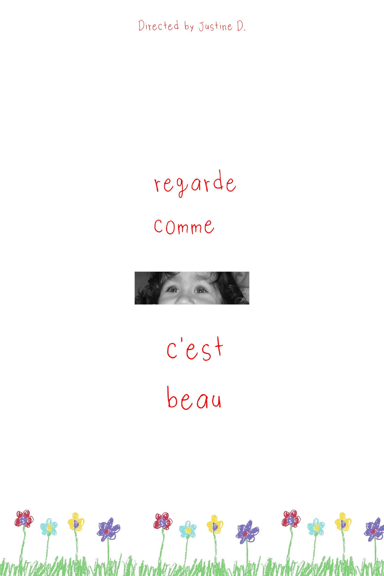 Regarde comme c'est beau Backdrop
