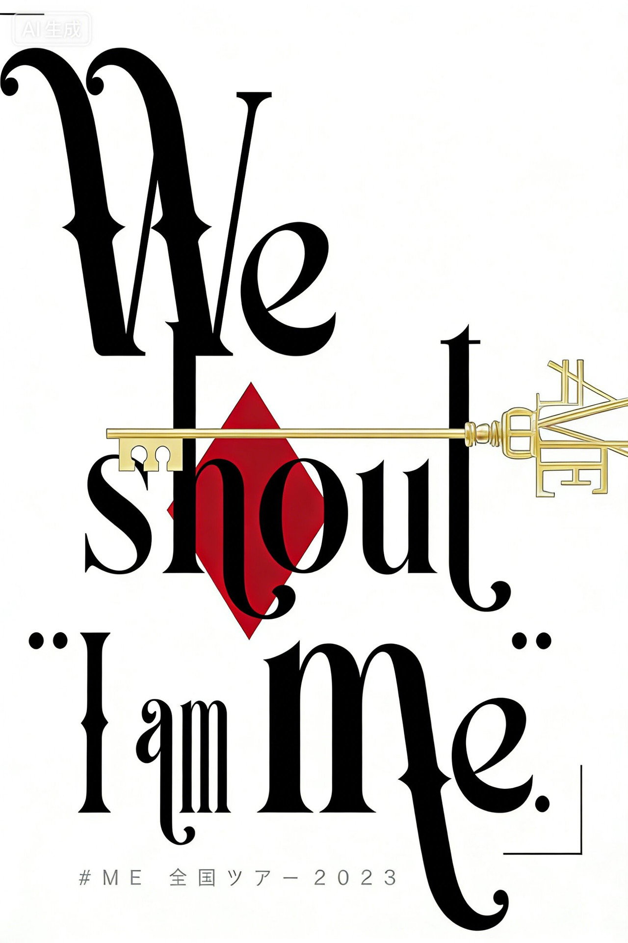 ≠ME 全国ツアー 2023 「We shout “I am me.”」 filmaffisch