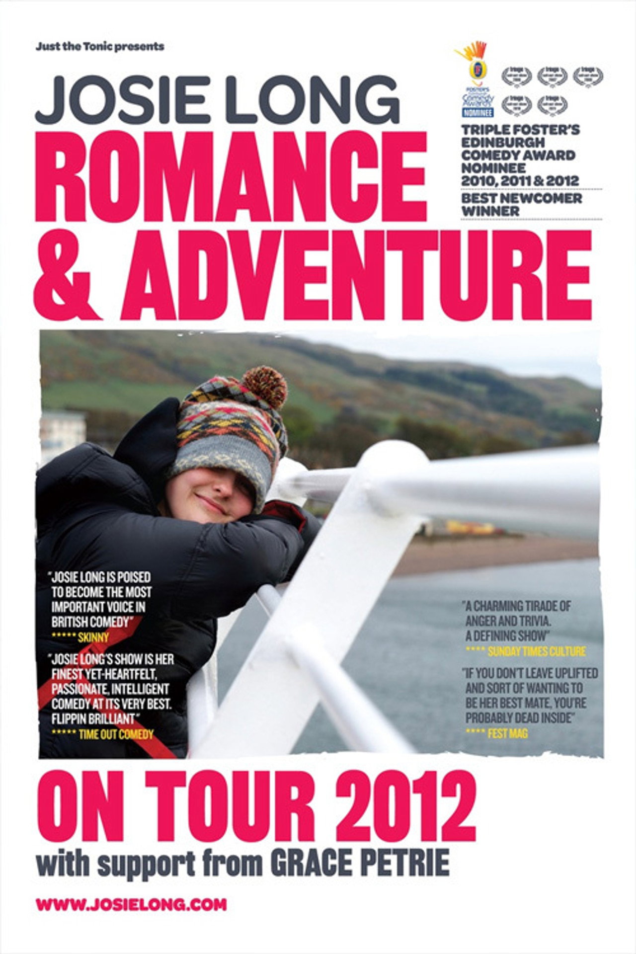 Josie Long: Romance & Adventure - Live Backdrop