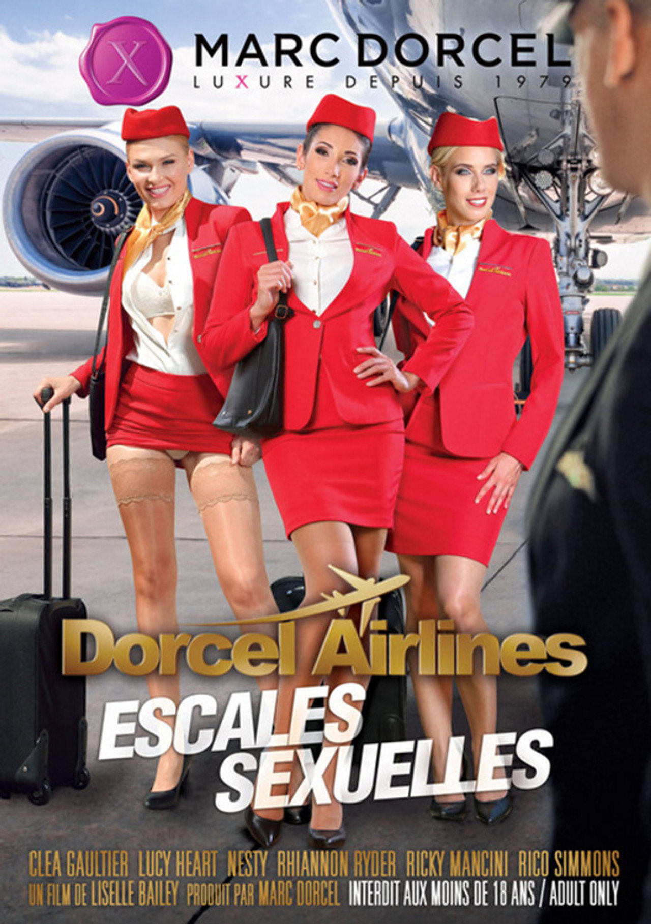Dorcel Airlines - Escales sexuelles filmaffisch
