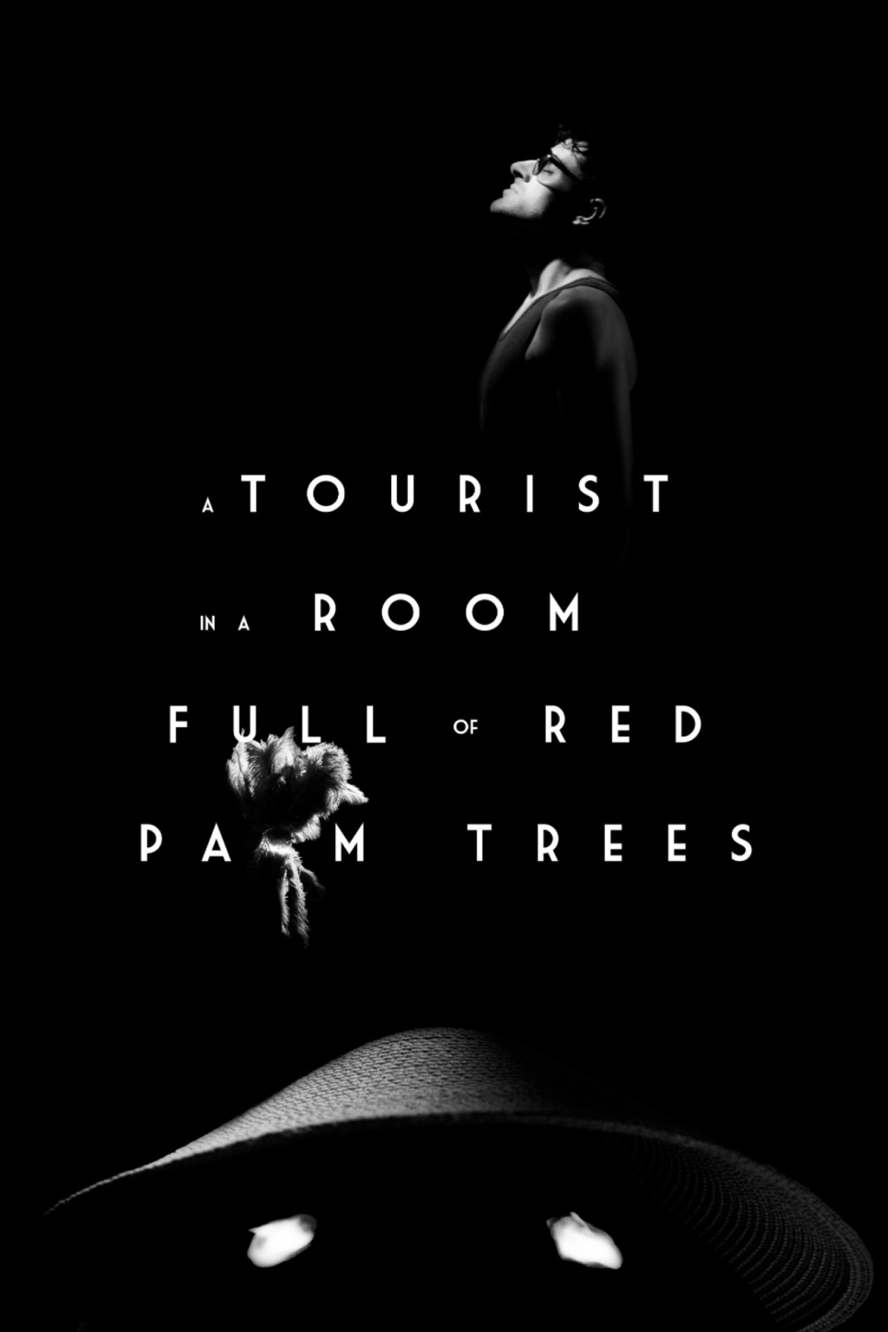 A Tourist in a Room Full of Red Palm Trees filmaffisch