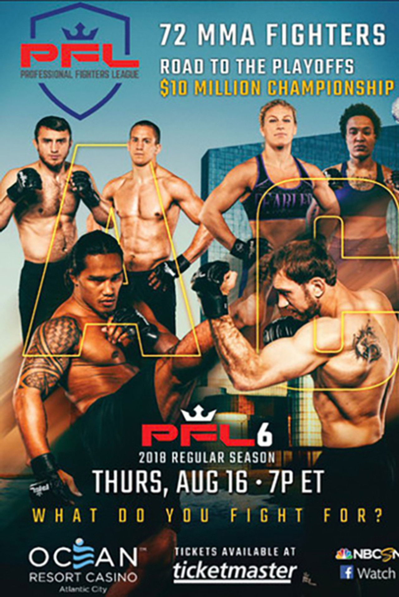 PFL 2018 #6: Regular Season - Cooper III vs. Kusch Backdrop