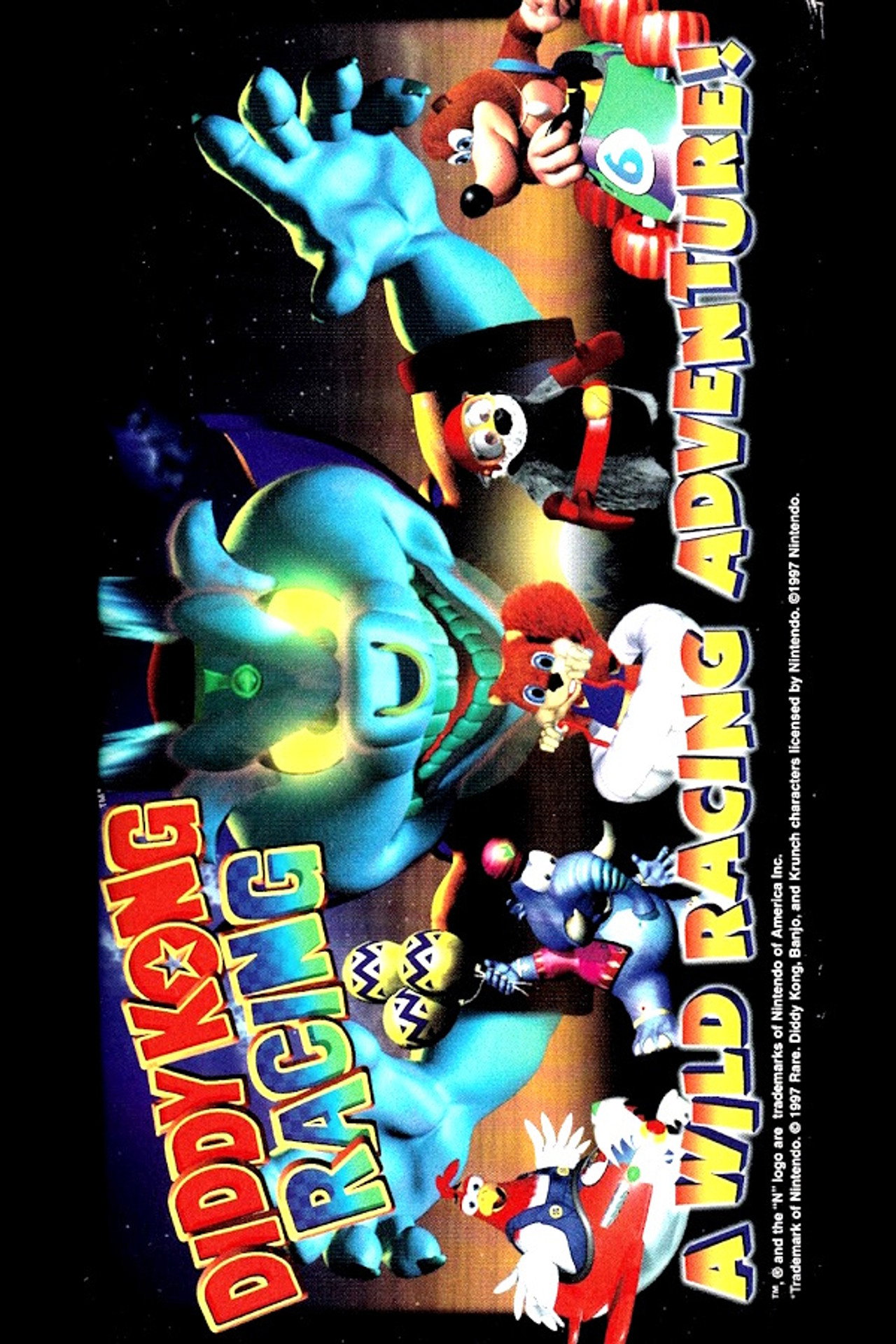 Diddy Kong Racing: A Wild Racing Adventure! Backdrop