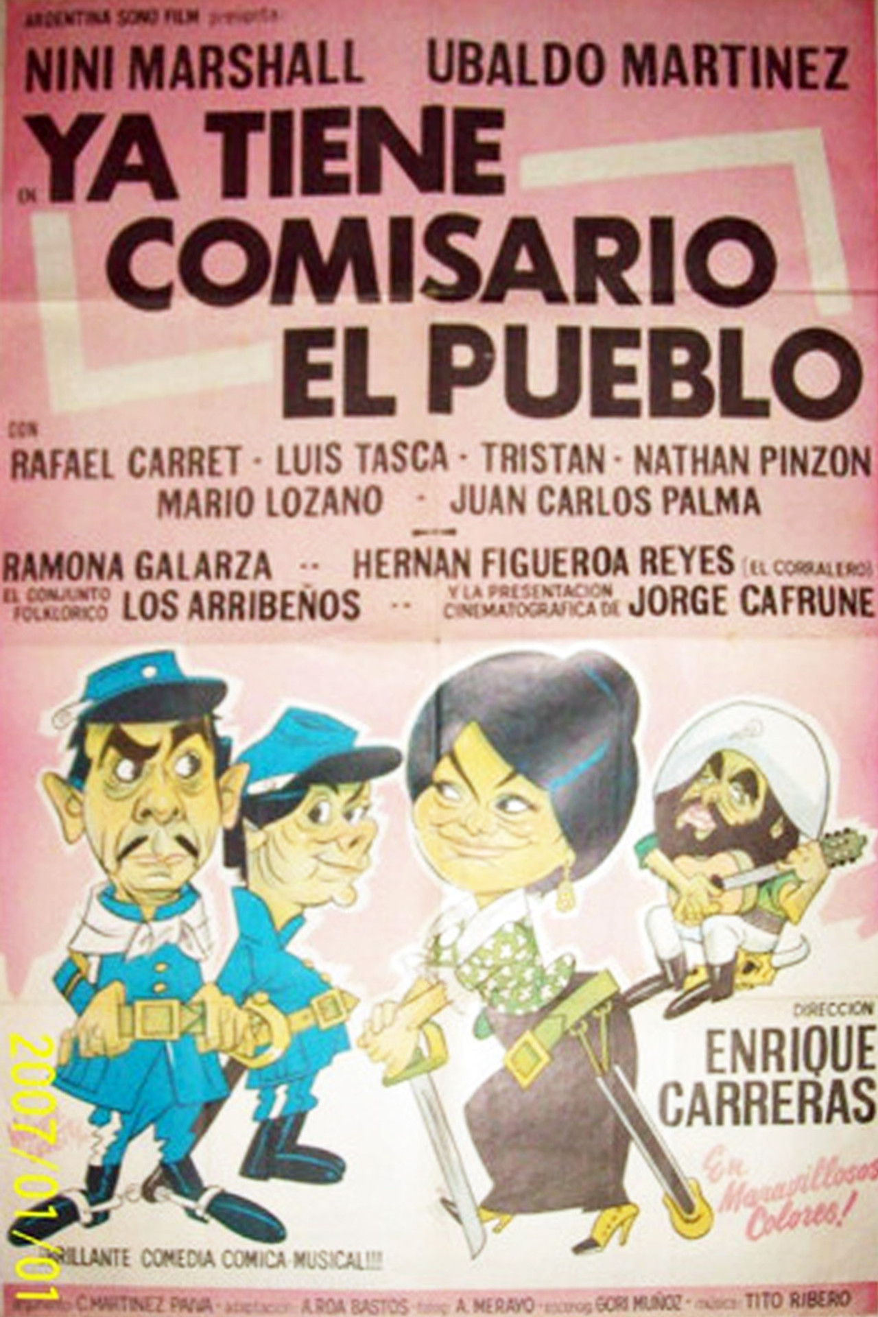 Ya tiene comisario el pueblo filmaffisch