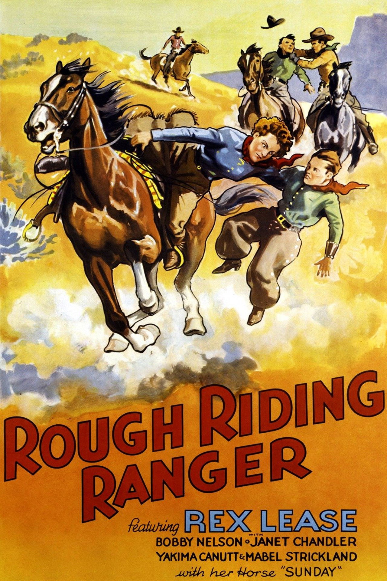 Rough Riding Ranger Backdrop