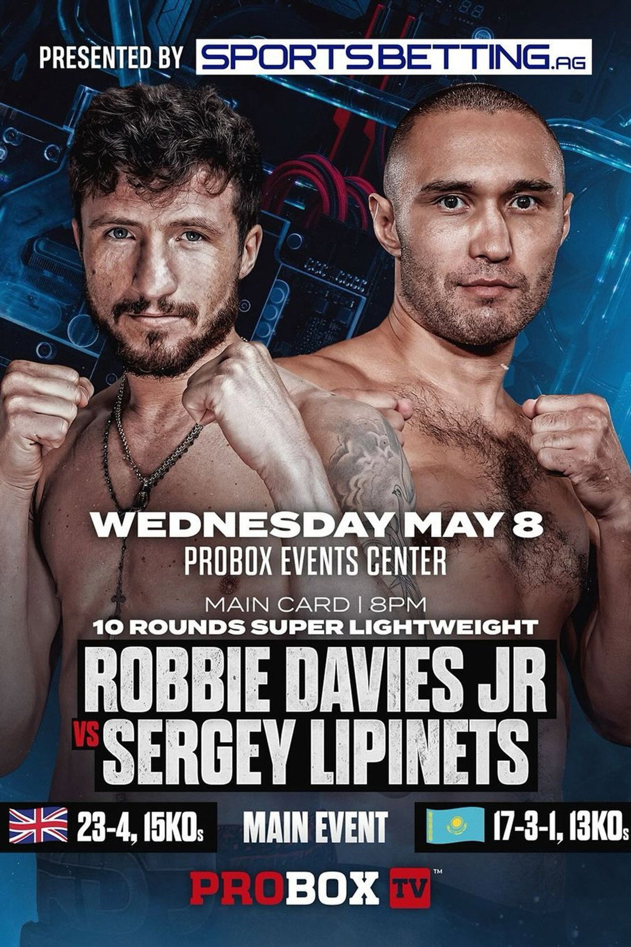 Robbie Davies Jr vs. Sergey Lipinets filmaffisch