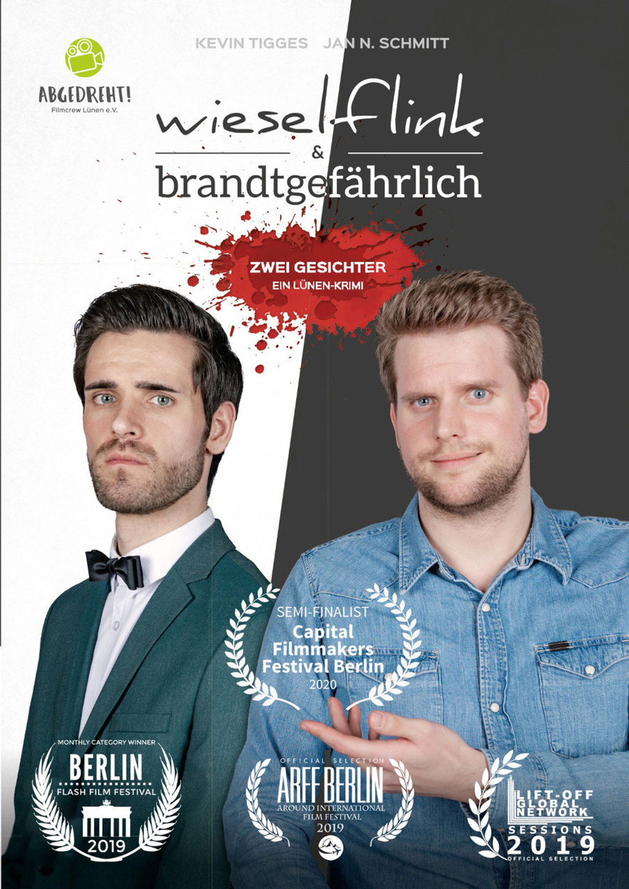 Wieselflink & Brandtgefährlich - Zwei Gesichter Backdrop