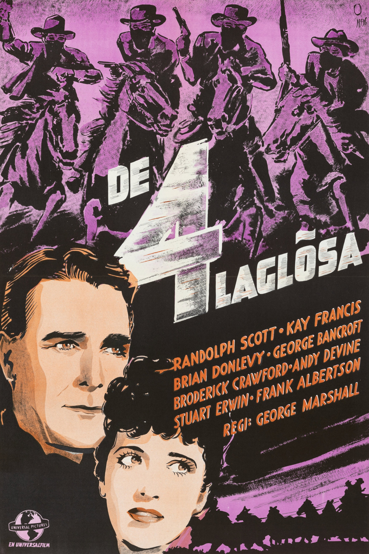 De 4 laglösa filmaffisch