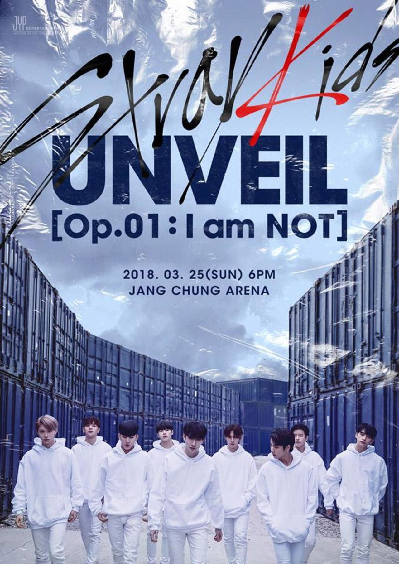 Stray Kids UNVEIL Op. 01 : I am NOT Backdrop