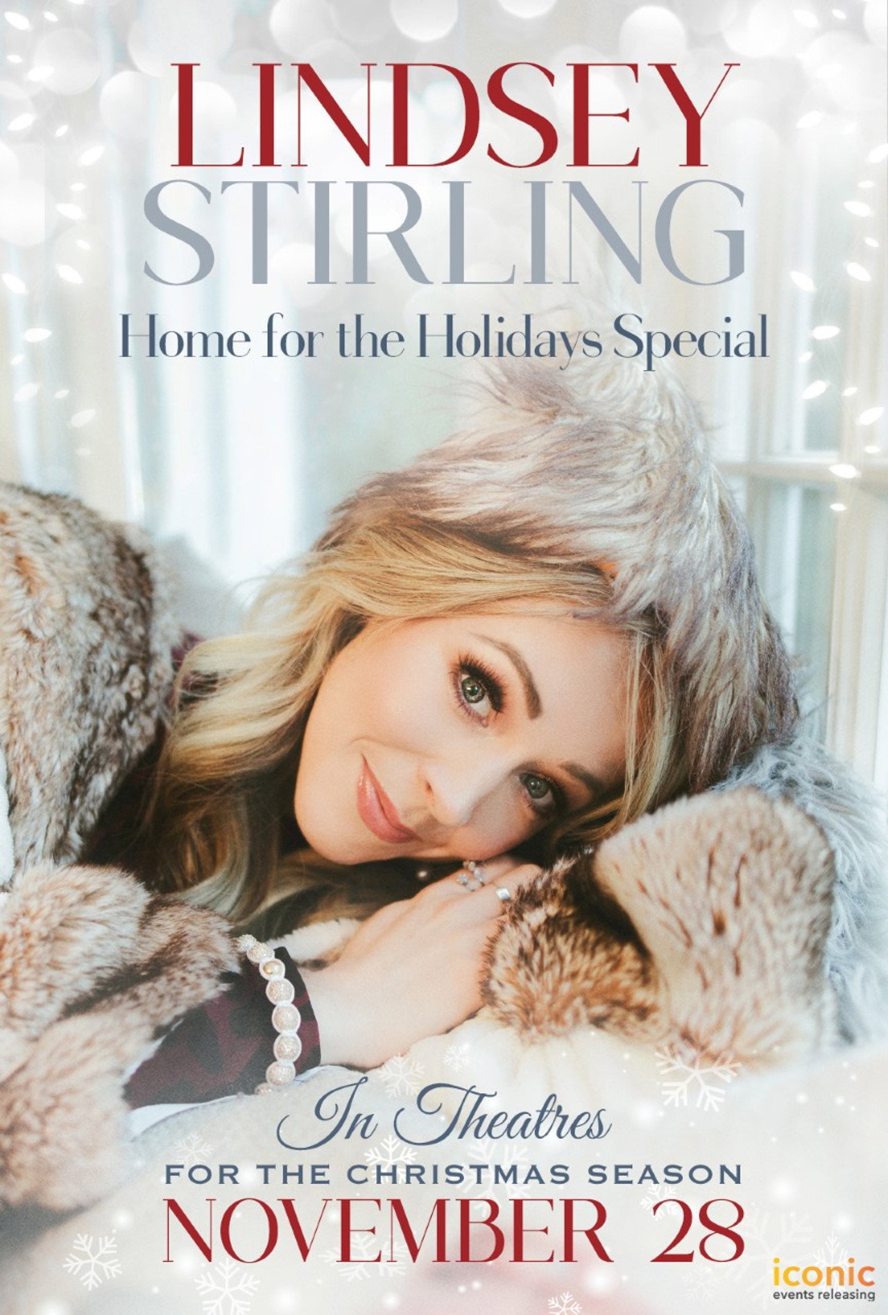 Lindsey Stirling: Home for the Holidays Special Backdrop