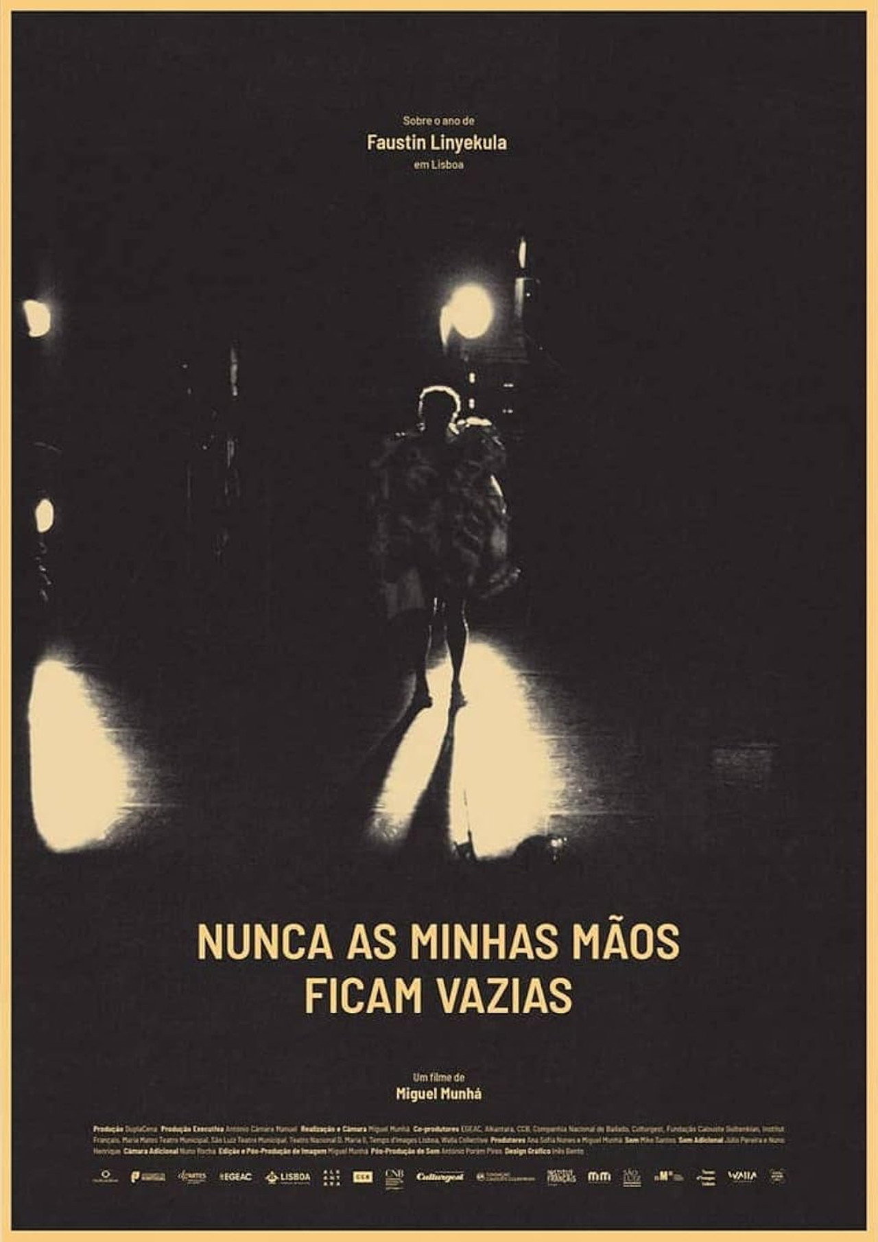 Nunca as minhas mãos ficam vazias filmaffisch