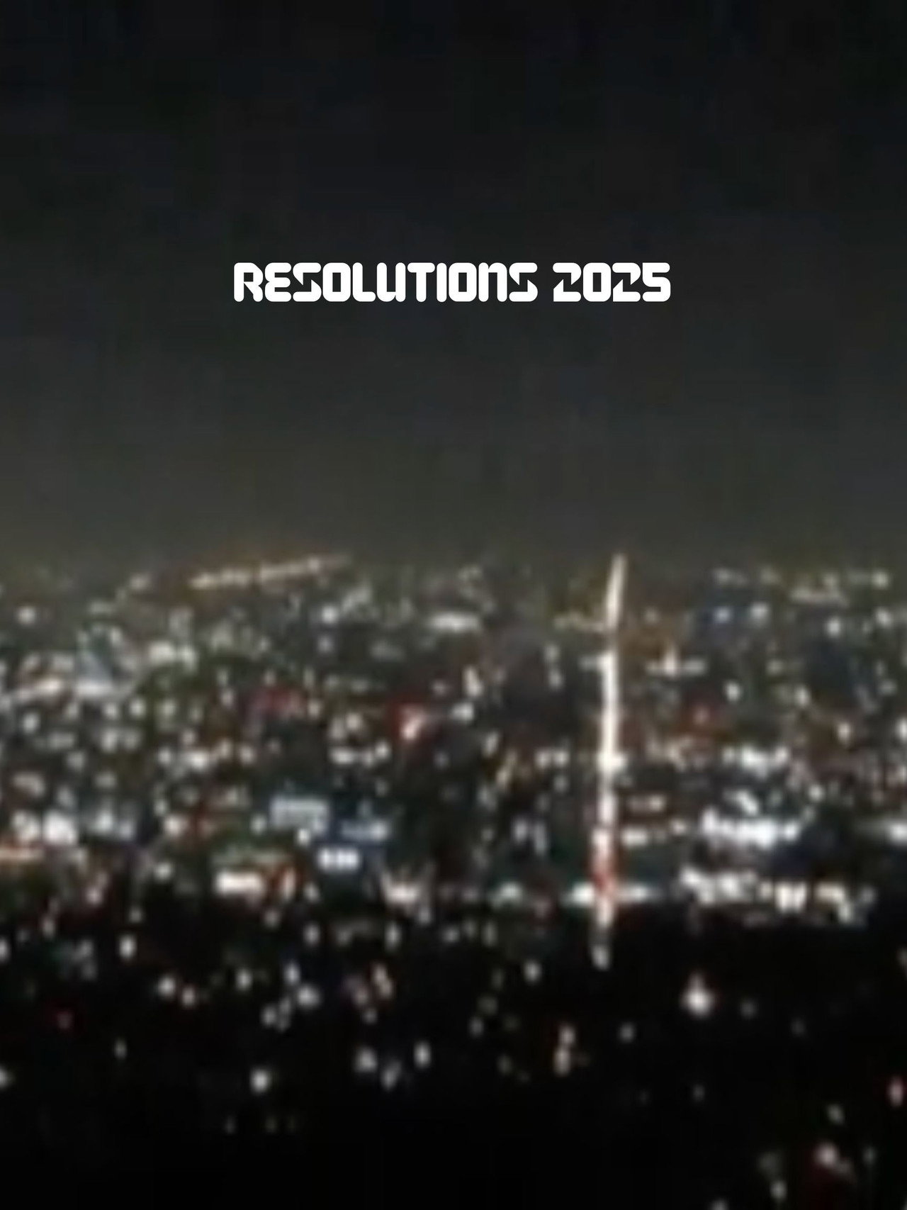 Resolutions 2025 filmaffisch