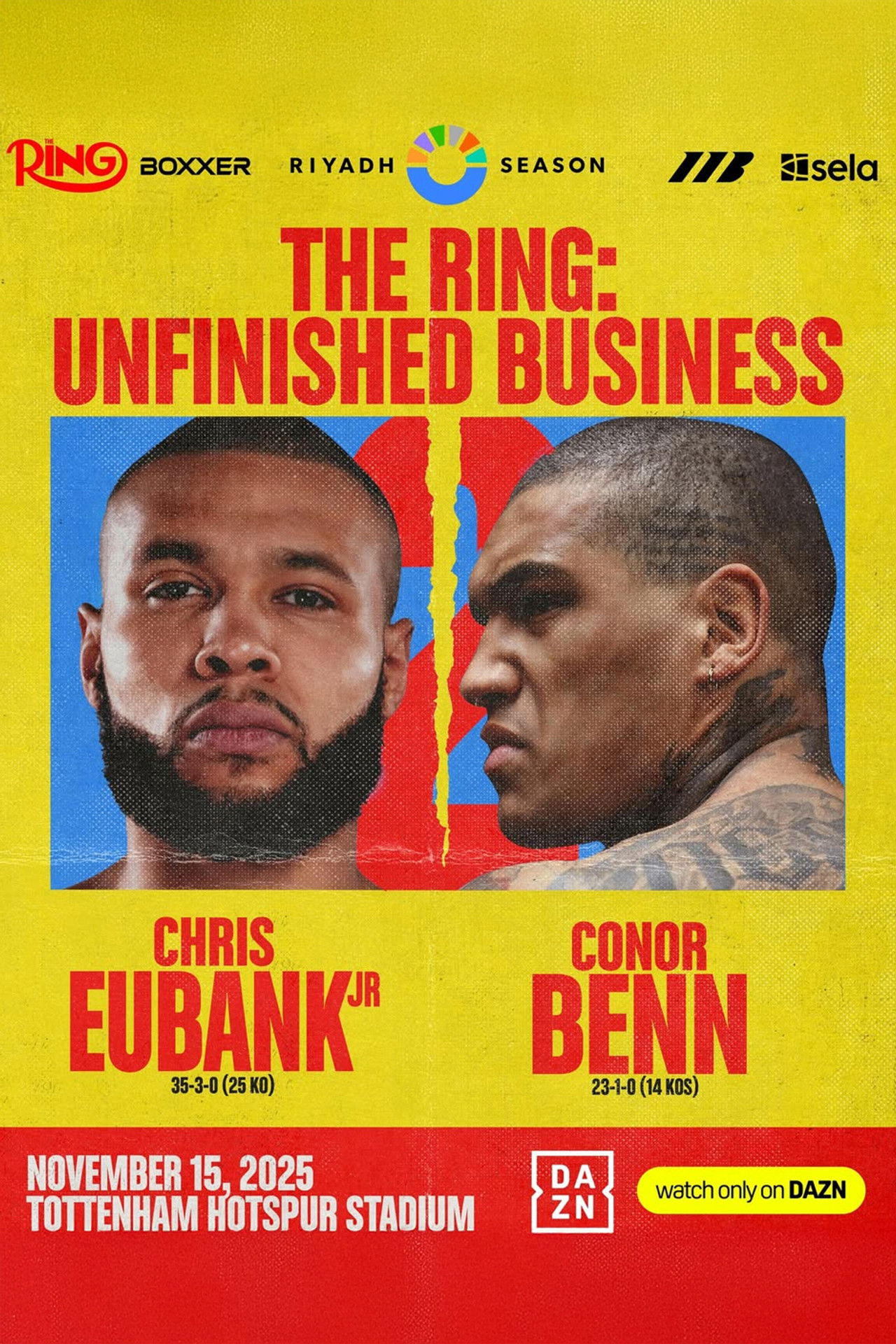 Chris Eubank Jr vs. Conor Benn II filmaffisch