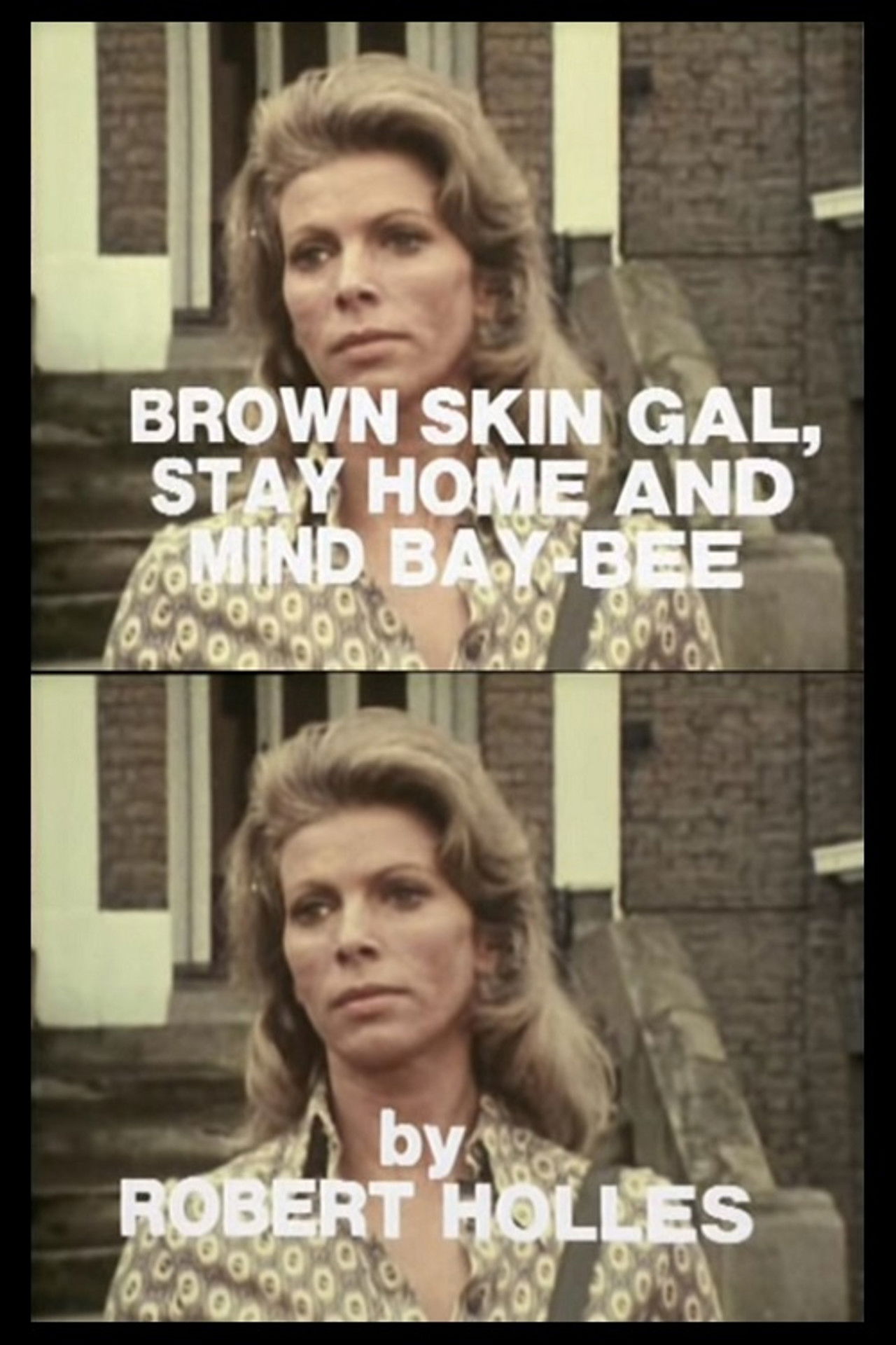 Brown Skin Gal, Stay Home and Mind Bay-Bee Backdrop