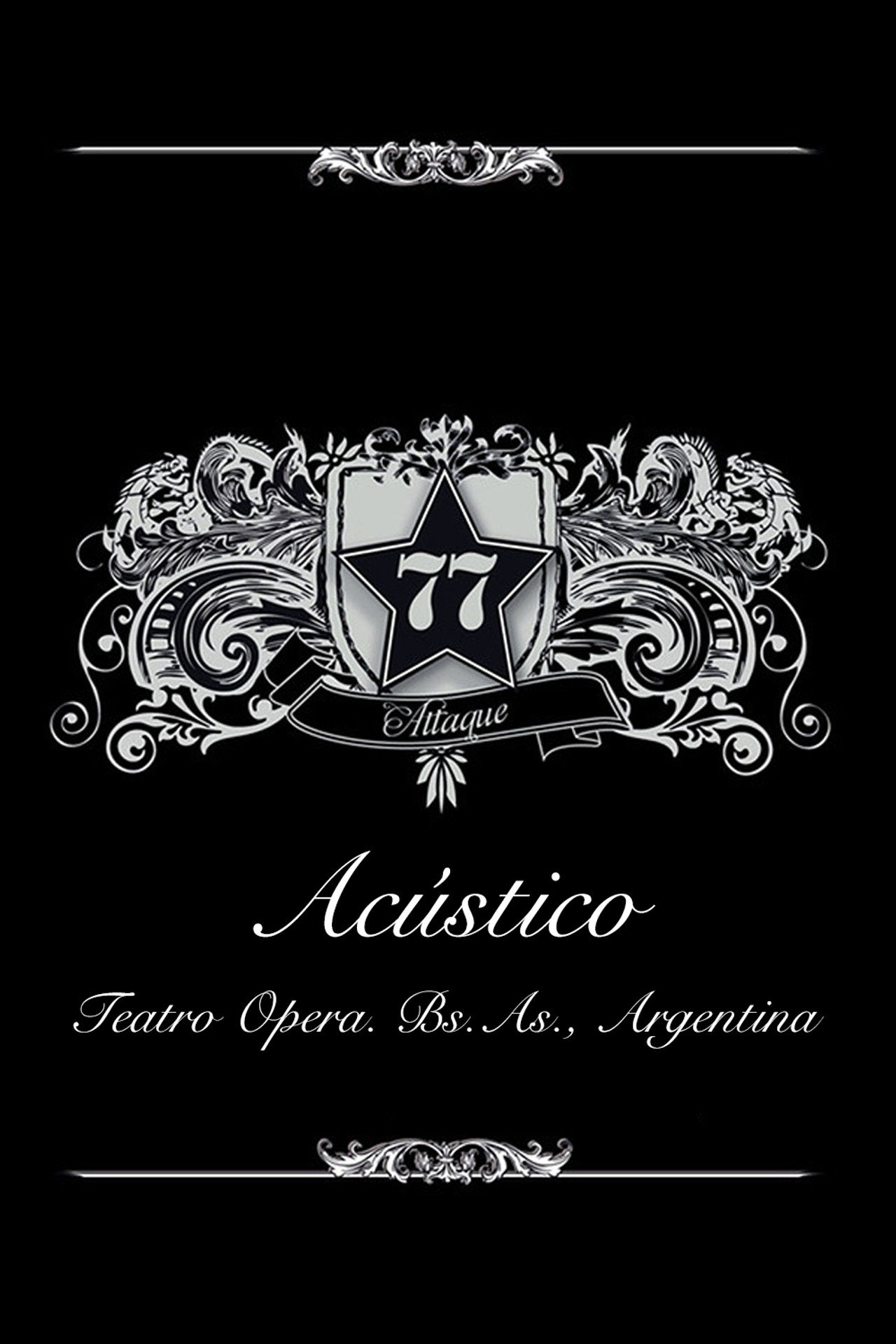 Attaque 77 - Acústico en el Teatro Opera Backdrop