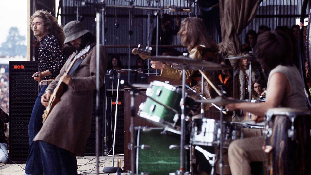 Backdrop for Led Zeppelin: Live at the Bath Festival