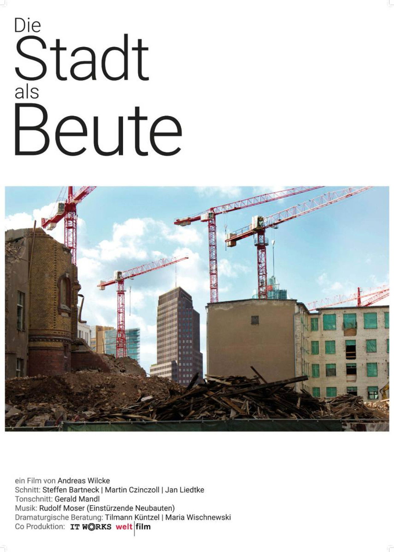 Die Stadt als Beute poster