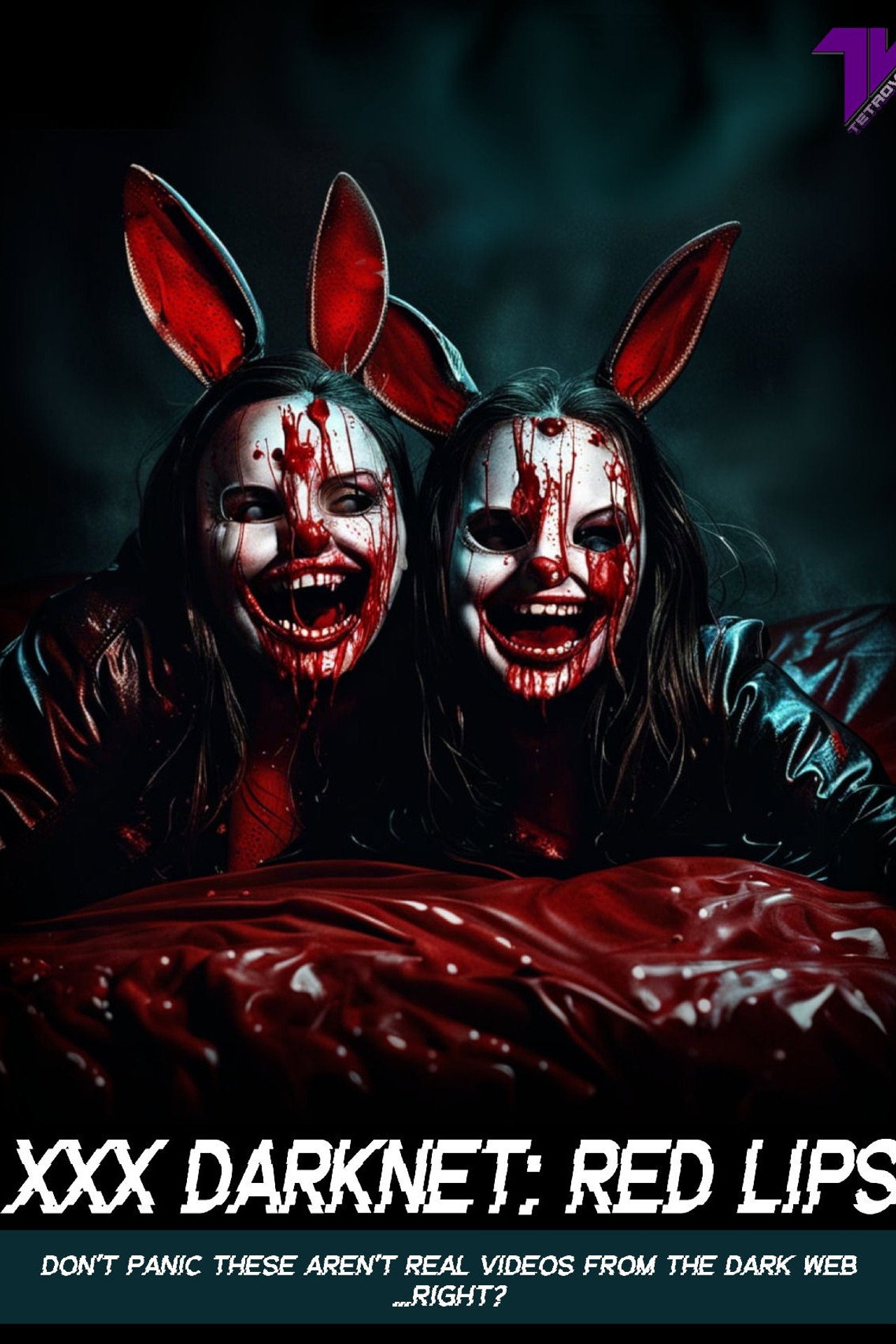 XXX Darknet: Red Lips Backdrop