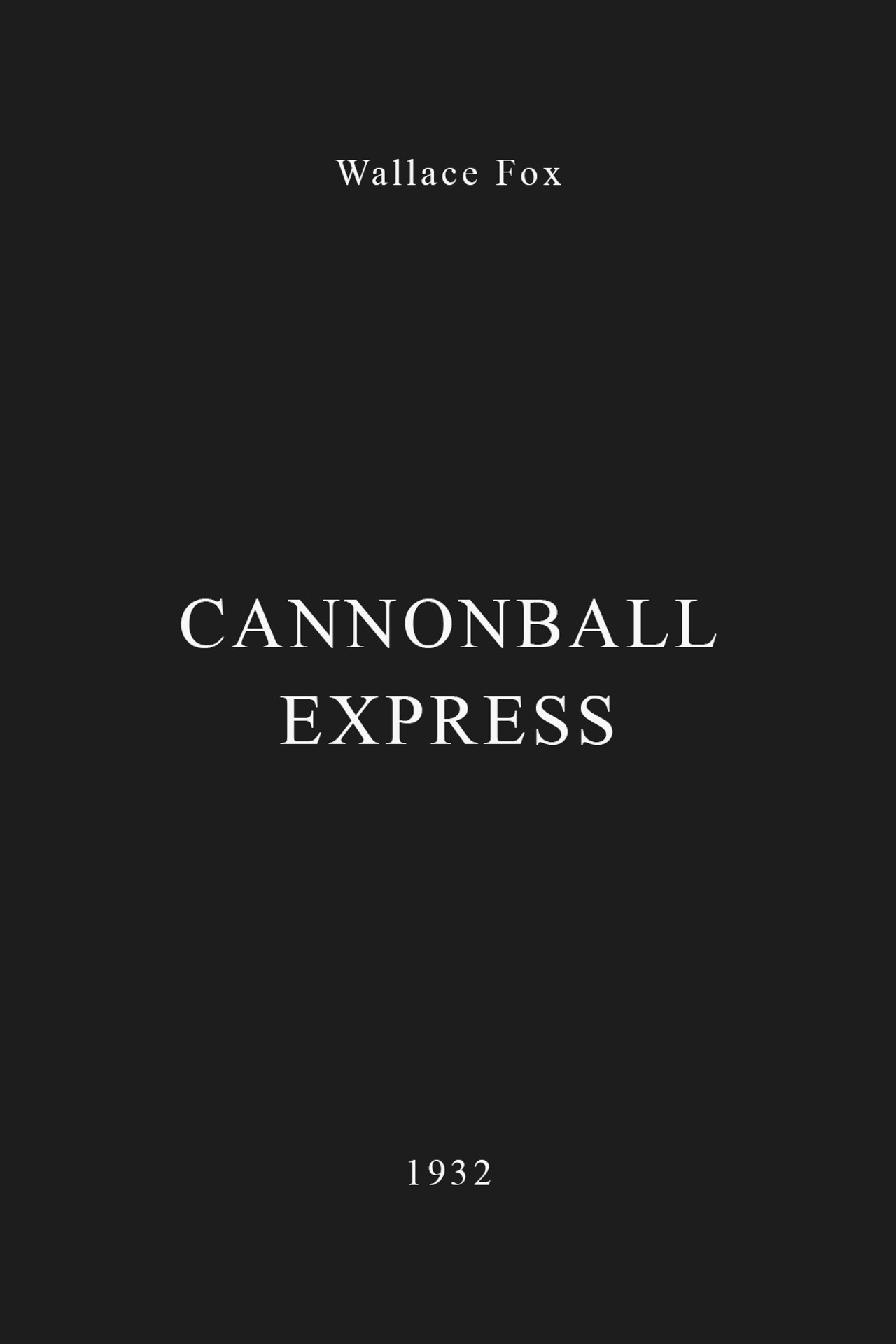 Cannonball Express Backdrop
