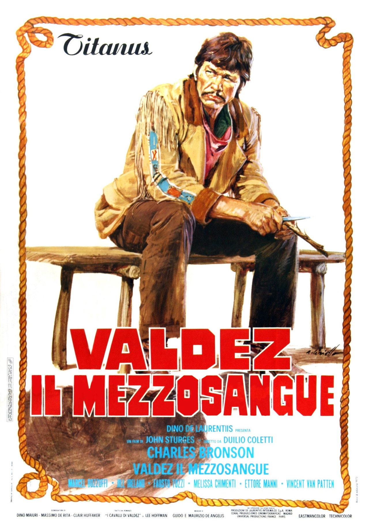 Valdez, il mezzosangue filmaffisch