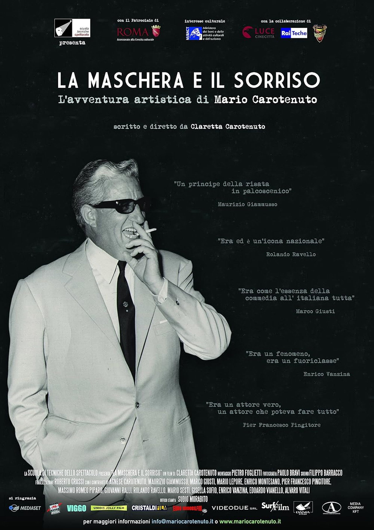 La maschera e il sorriso – L’avventura artistica di Mario Carotenuto