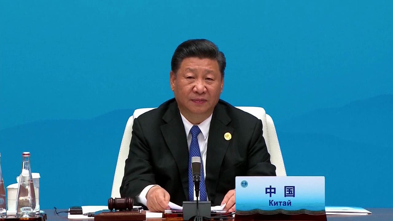 Scen från The World According to Xi Jinping