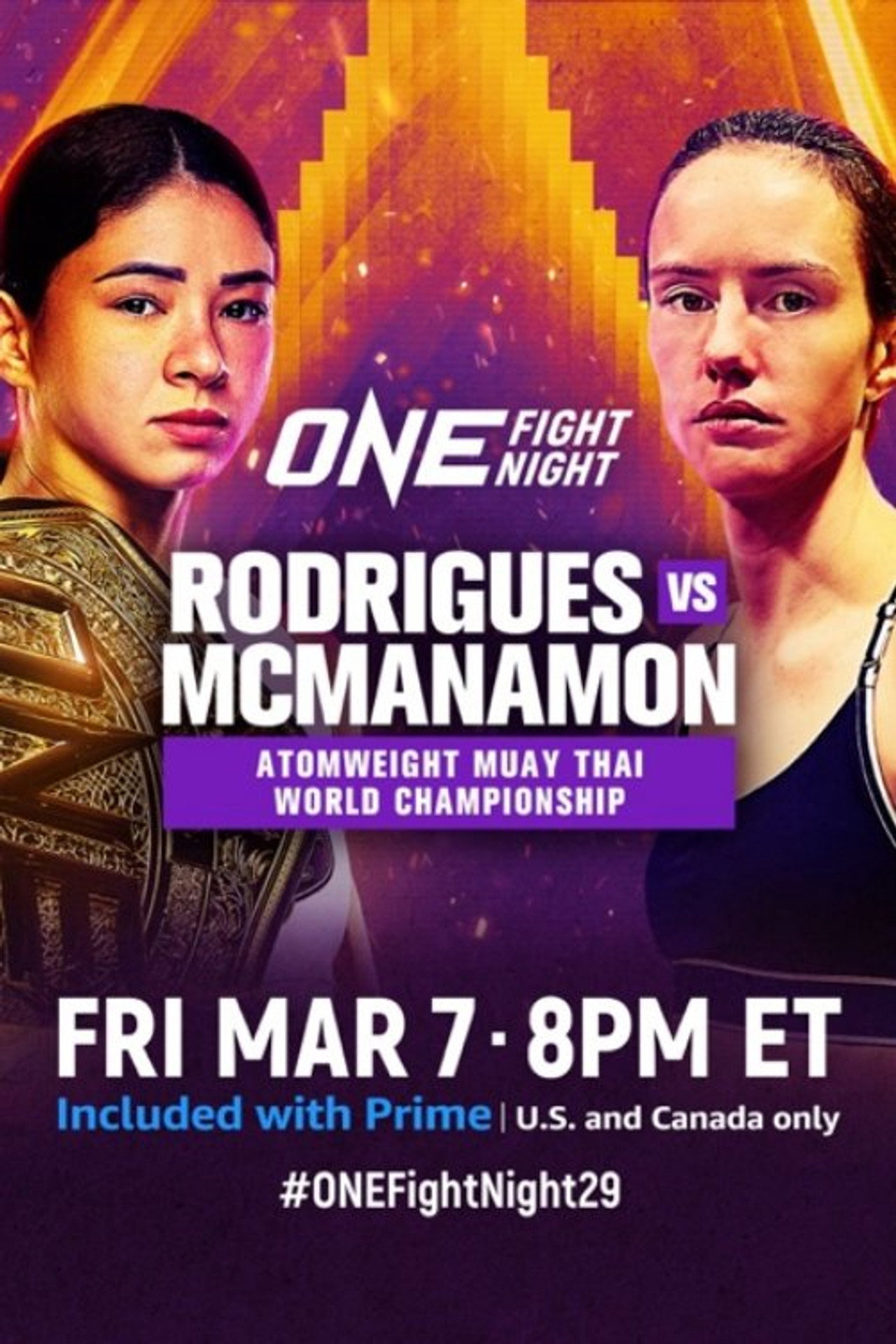 ONE Fight Night 29: Rodrigues vs. McManamon filmaffisch