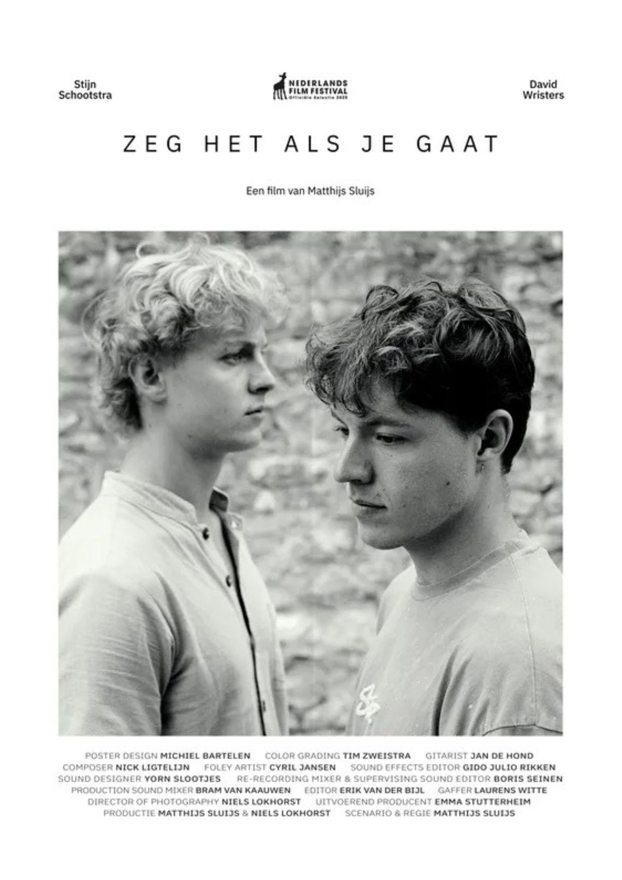 Zeg het als je gaat filmaffisch