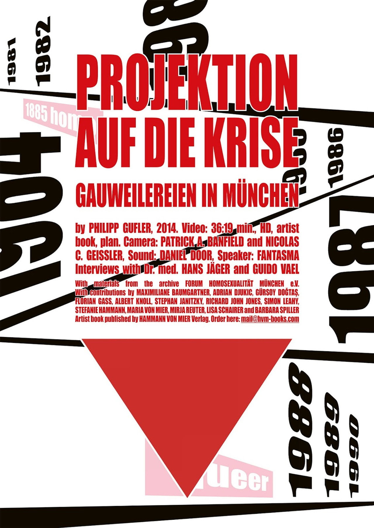 Projektion auf die Krise (Gauweilereien in München) filmaffisch