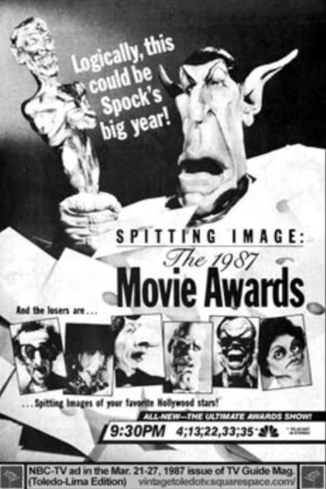 Spitting Image: The 1987 Movie Awards Backdrop