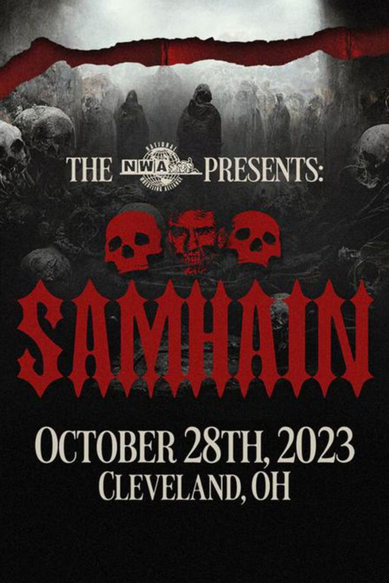 NWA Samhain Backdrop