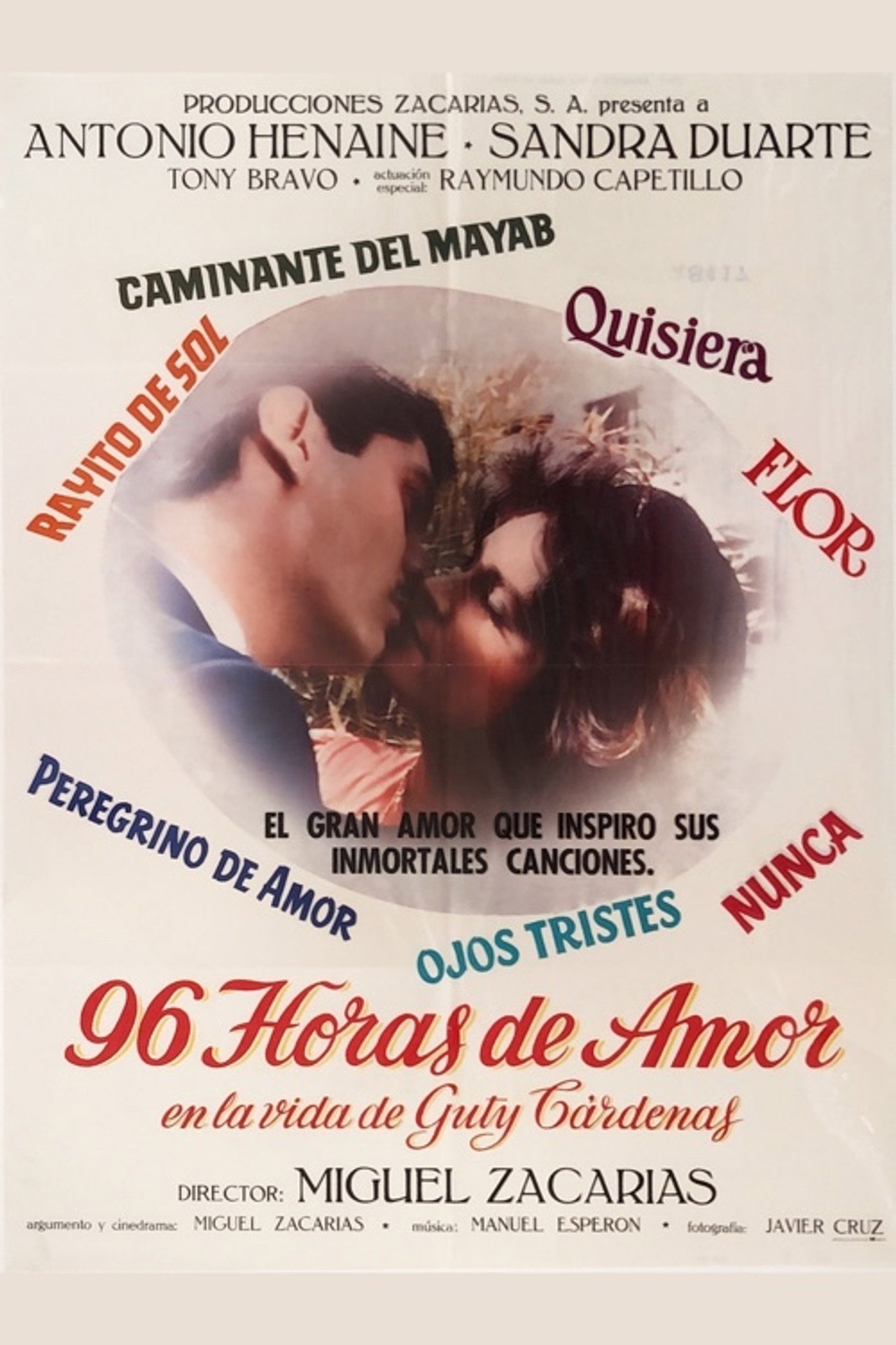 96 horas de amor filmaffisch