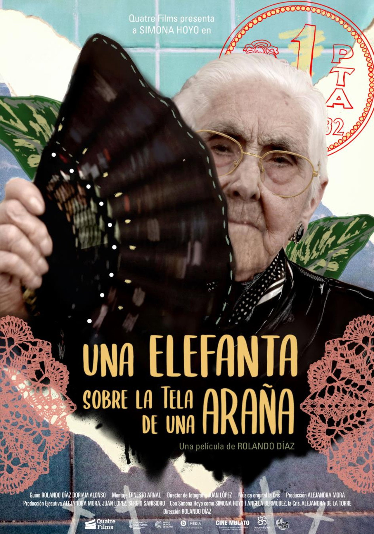 Una Elefanta sobre la tela de una Araña filmaffisch