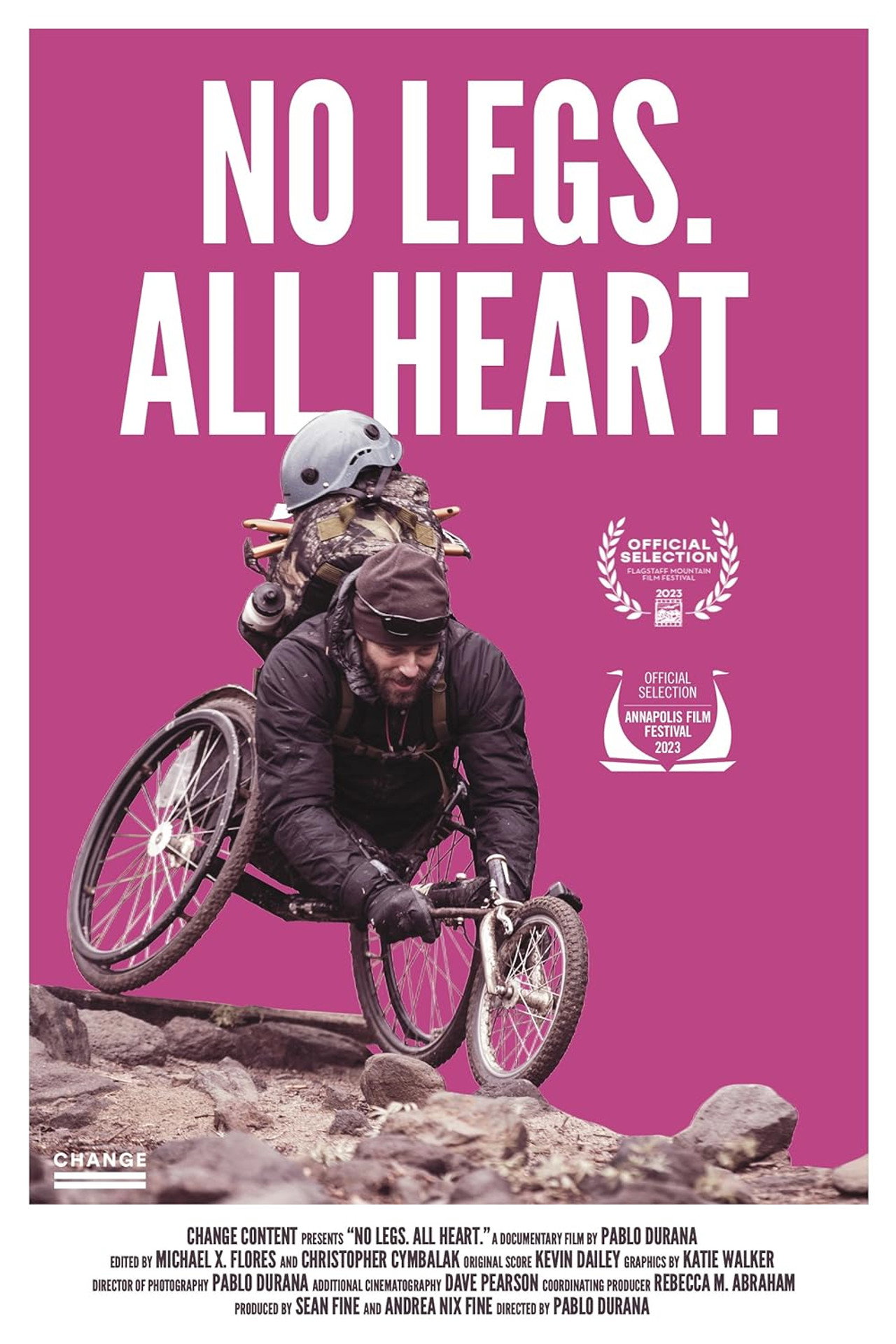 No Legs. All Heart. filmaffisch