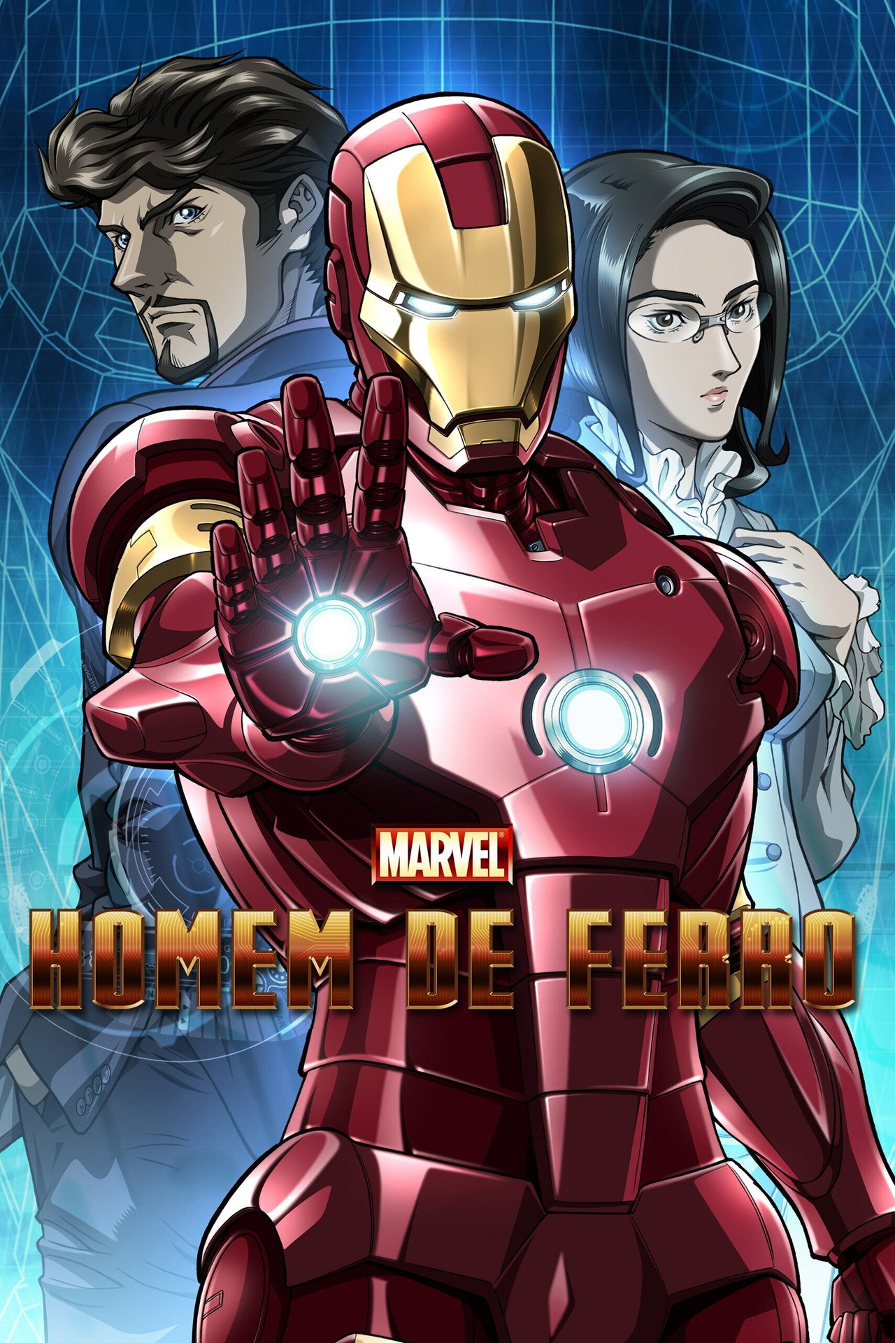 Pôster de Marvel Anime: Homem de Ferro