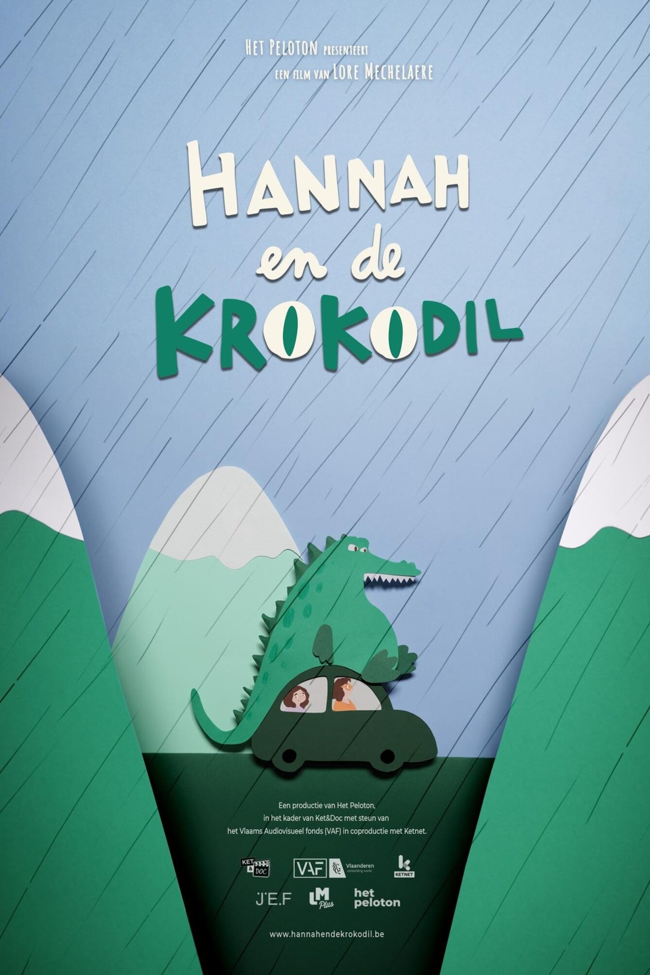 Hannah & de krokodil poster