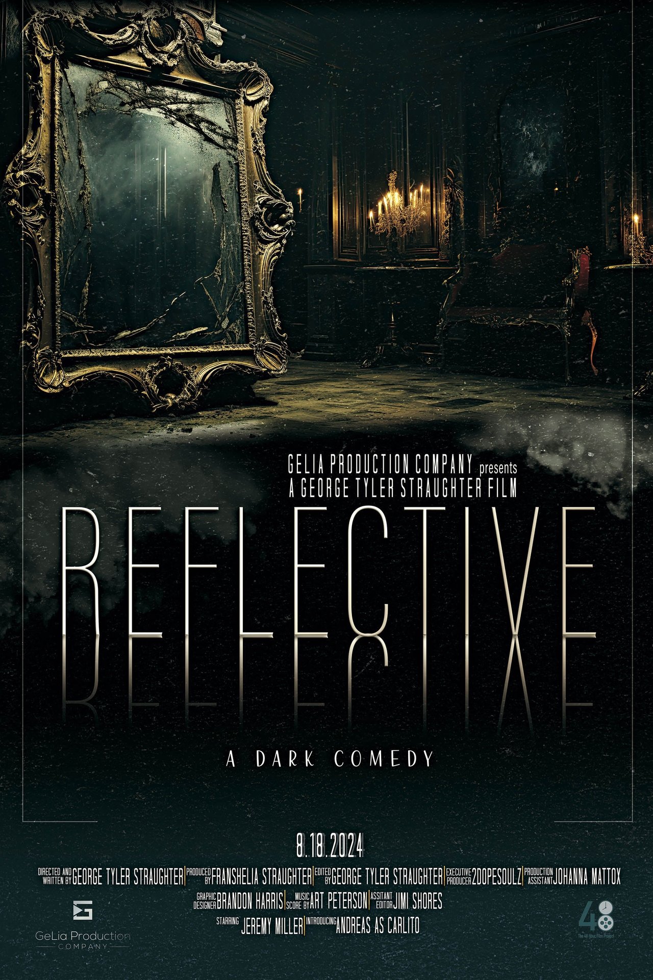 Reflective poster
