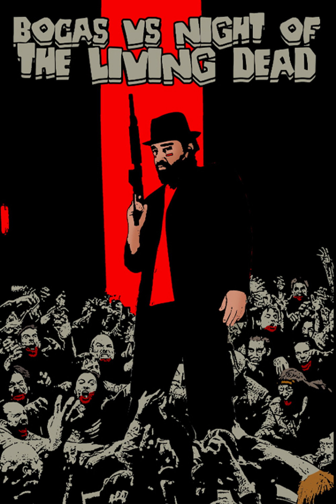 Bocas vs Night of the Living Dead Backdrop