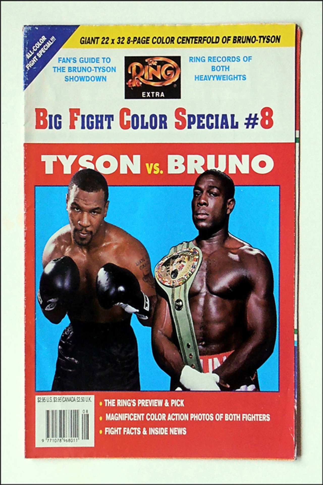 Mike Tyson vs Frank Bruno Backdrop