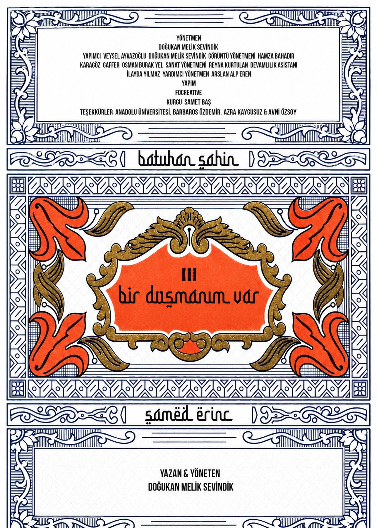 Bir Düşmanım Var Backdrop