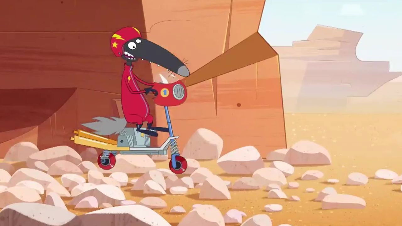 Loup — Le Loup qui voulait être pilote de course