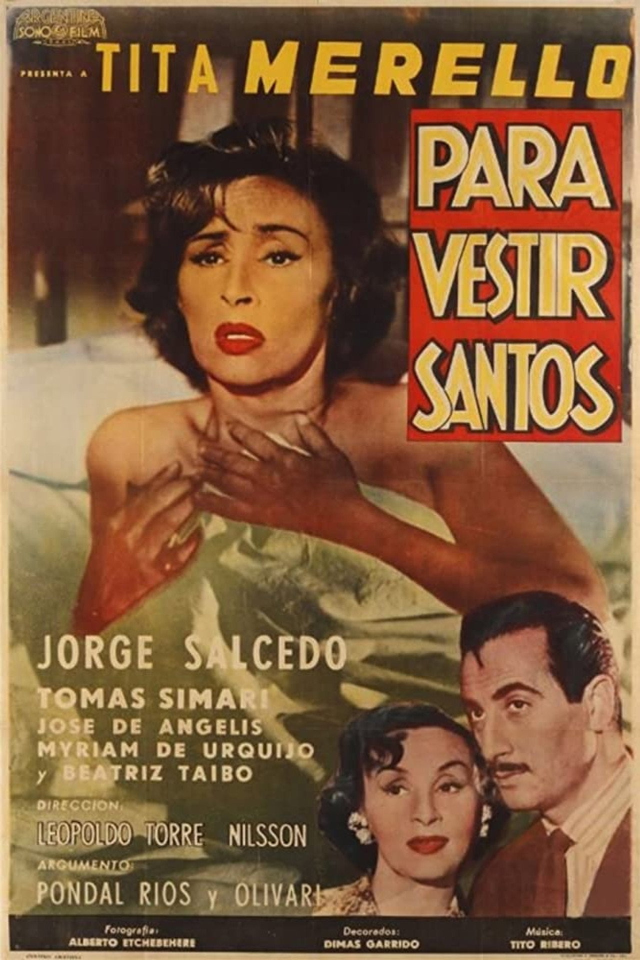 Para vestir santos filmaffisch