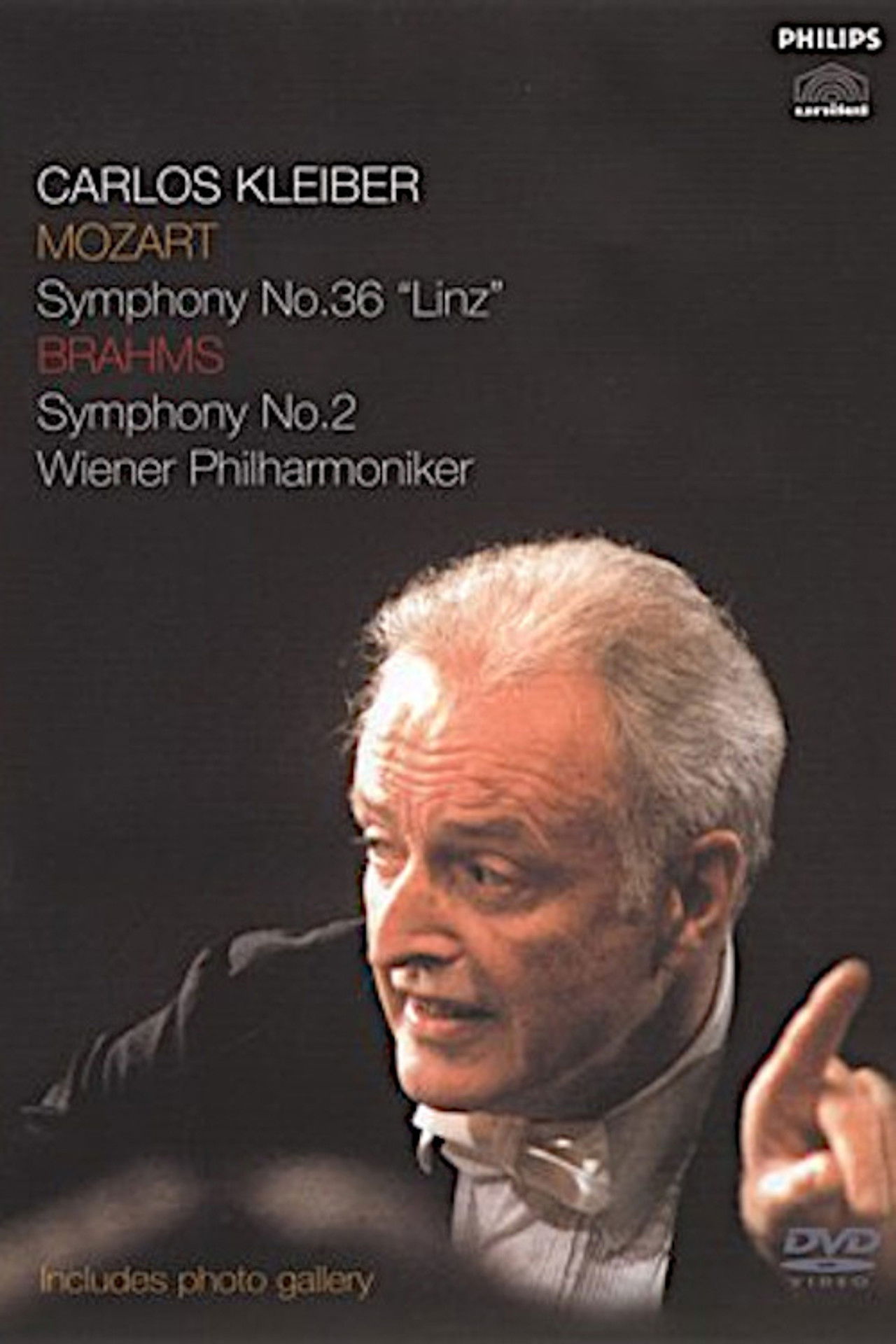 Carlos Kleiber: Mozart - Symphony No.36 "Linz", Brahms - Symphony No.2 Backdrop