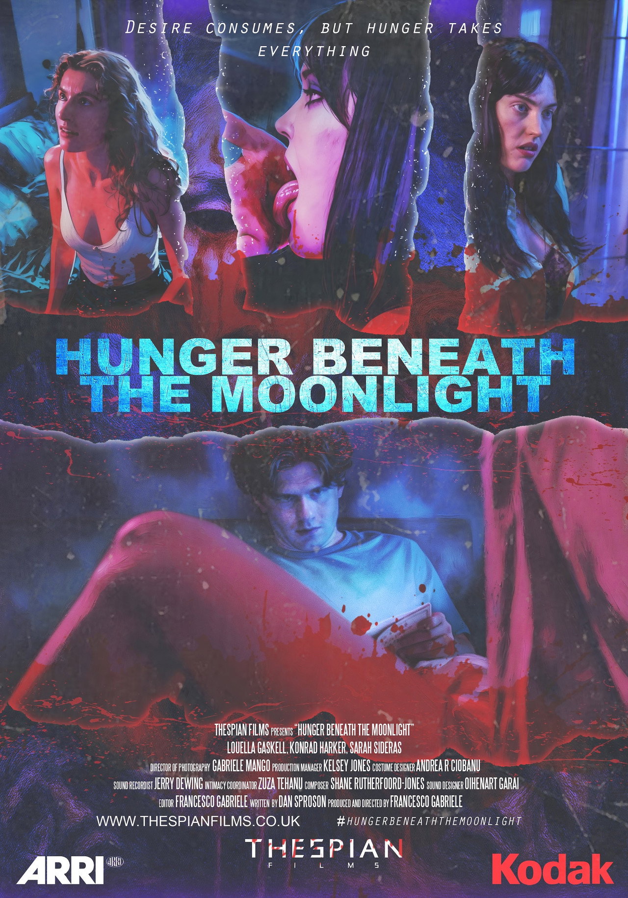 Hunger Beneath the Moonlight Backdrop