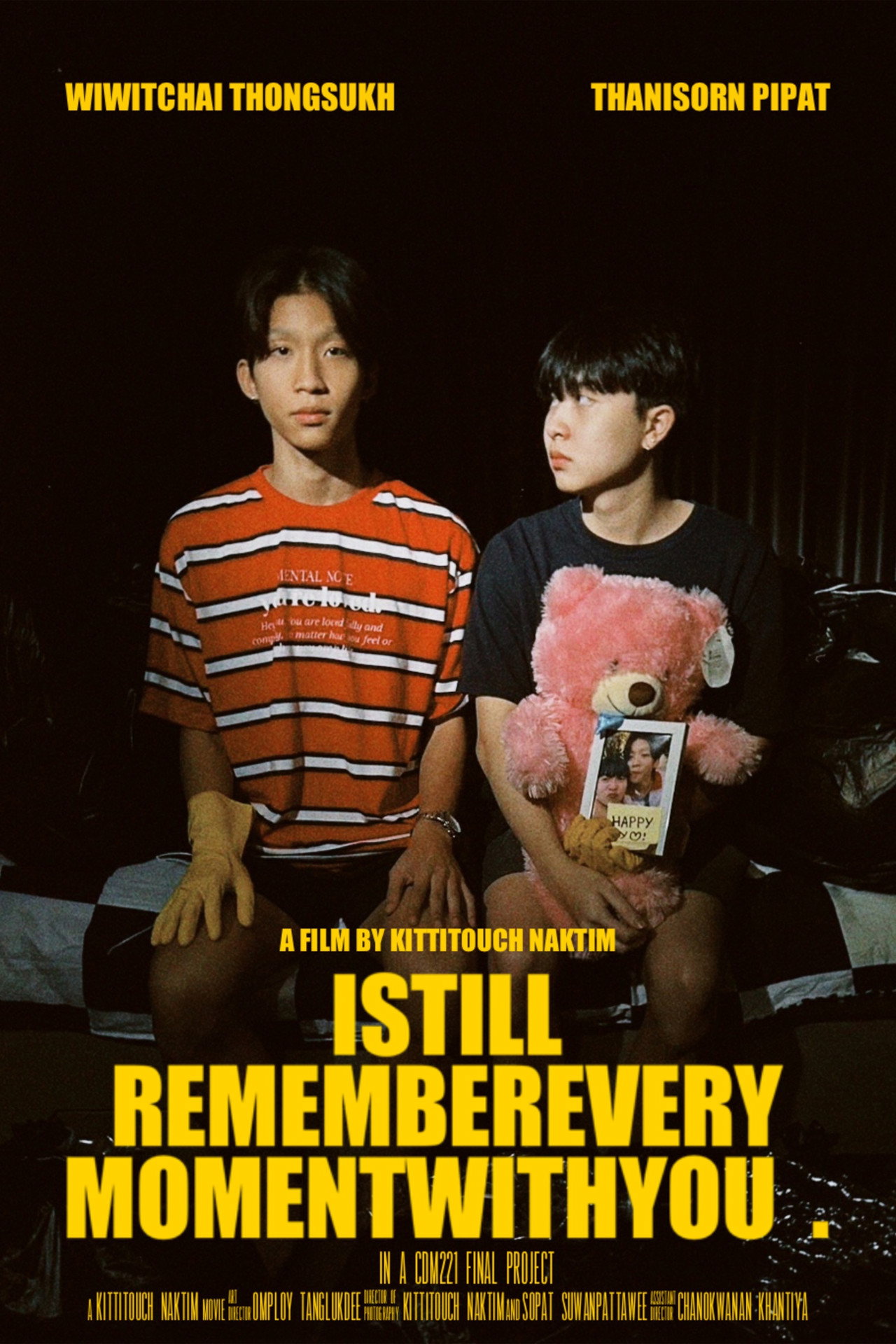 Istillremembereverymomentwithyou . filmaffisch