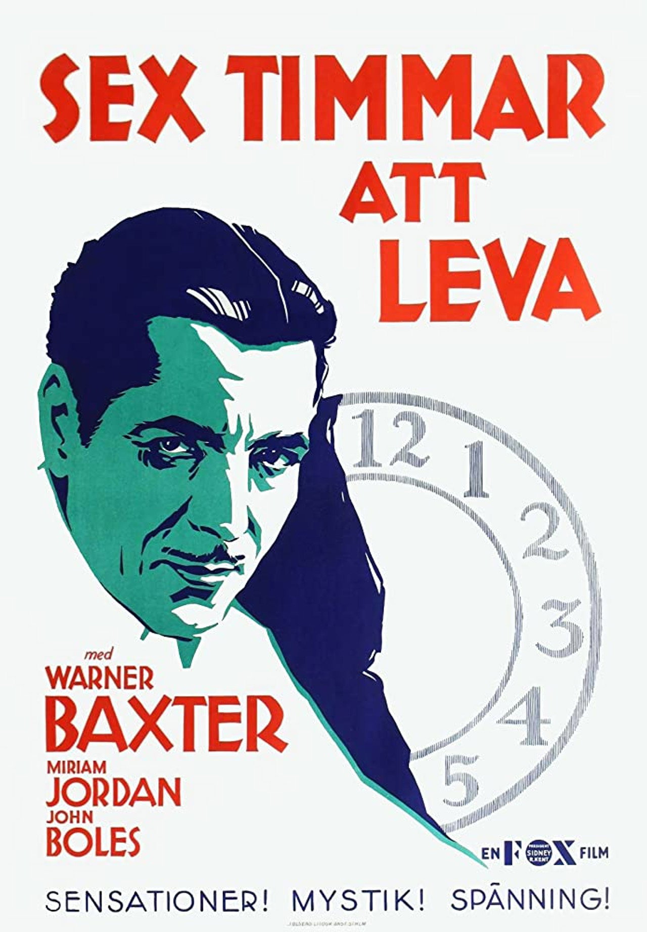 6 Hours to Live filmaffisch